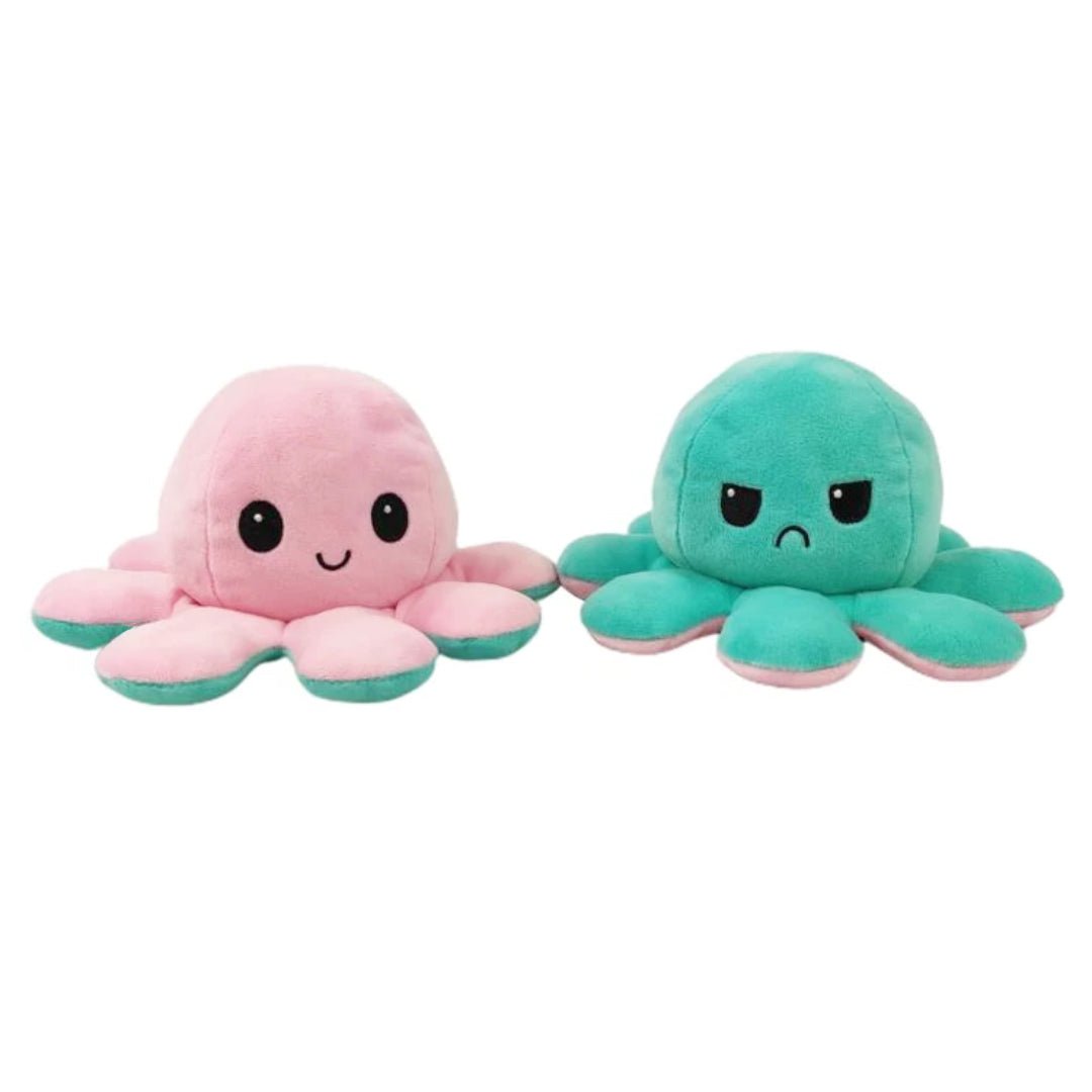 Reversible Moody Octopus Plush Octoplush Octoplushi Official Octoplush TeeTurtle Moody Octopus Plush Toy Trend Flip Plush Soft Gift Reversible Toy Reversible Octoplush