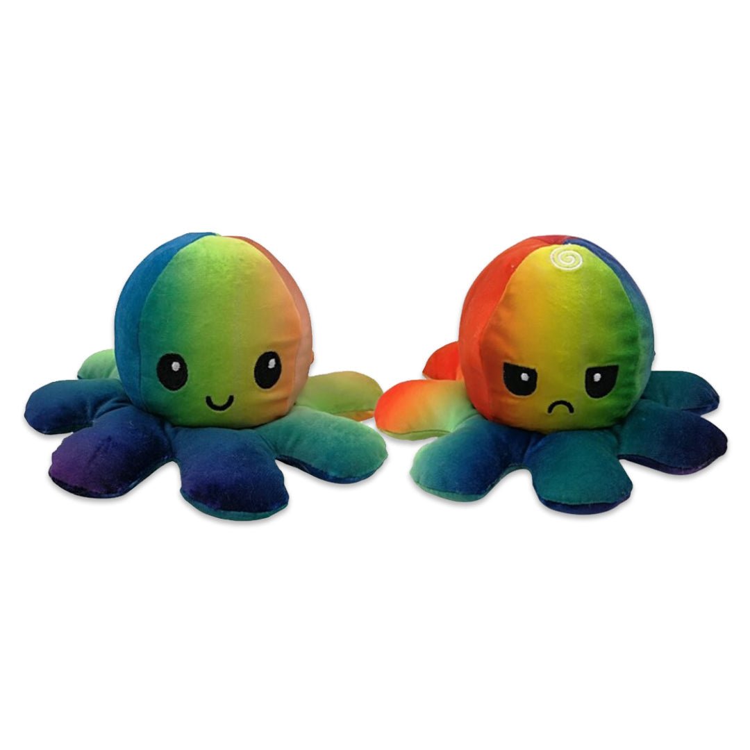Reversible Moody Octopus Plush Octoplush Octoplushi Official Octoplush TeeTurtle Moody Octopus Plush Toy Trend Flip Plush Soft Gift Reversible Toy Reversible Octoplush