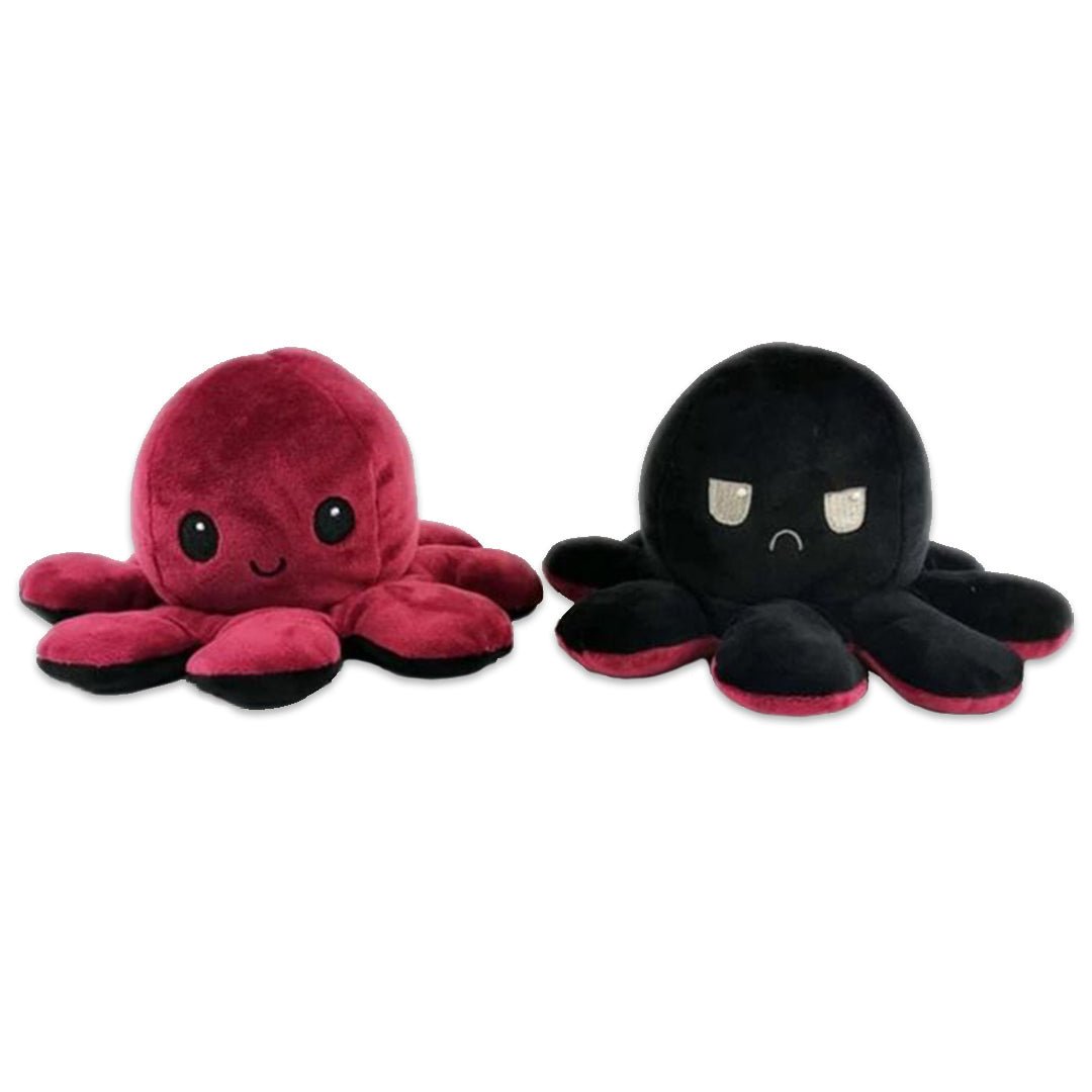 Reversible Moody Octopus Plush Octoplush Octoplushi Official Octoplush TeeTurtle Moody Octopus Plush Toy Trend Flip Plush Soft Gift Reversible Toy Reversible Octoplush