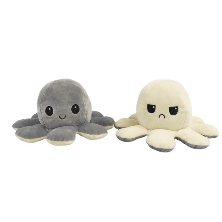 Reversible Moody Octopus Plush Octoplush Octoplushi Official Octoplush TeeTurtle Moody Octopus Plush Toy Trend Flip Plush Soft Gift Reversible Toy Reversible Octoplush  